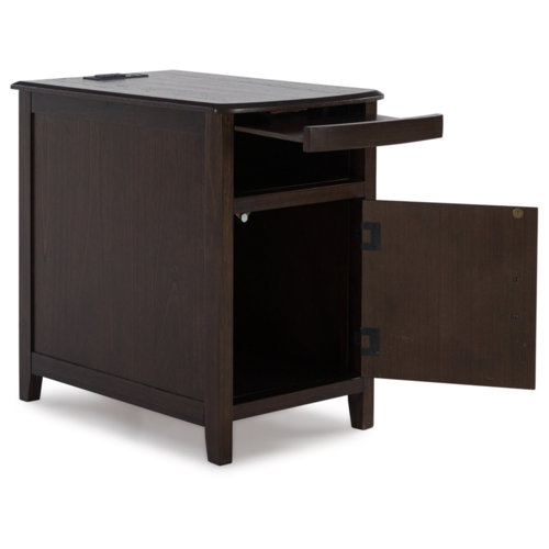 Signature Design by Ashley Devonsted End Table with Storage and Built